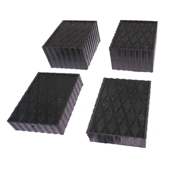 Auto Lift/Rolling Jack Rubber Block Pad Adapter Set of 4