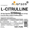 Nutrics® 2250mg L-Citrulline Malate 90 V Capsules - 100% Pure