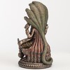 Veronese Design 3 3/4 Inch Shesha Vishnu Cold Cast Resin