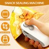 2 Pack Blue&Blue Mini Bag Sealer, 2-in-1 Portable Heat Sealer