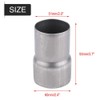 Motorcycle Exhaust Adapter,51mm to 60mm Motorcycle Exhaust Pipe Adapter Reducer