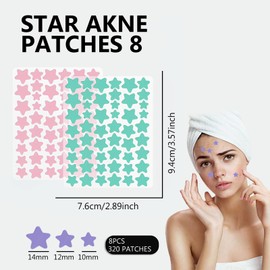 Katomi Anti-Pickel Patches Akne Entfernen – Unsichtbare Aknepflaster, Pickelsticker in bunten Größen, Ungiftig, Geschenkidee für Jugendliche & Erwachsene, Weihnachten & Geburtstag