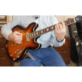 NeckUp Neck Up GUITAR SUPPORT GS-MiniNB Leather Strap Brown NEW Made in USA