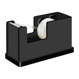 Wedo 639001 19 mm x 33 m Office Tape Dispenser - Black