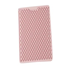 Oshhni Foot Massage Cushion Foot Reflexology Mat, Lightweight Non Slip Portable Acupressure Mat Acupressure Board for Travel Home, Pink