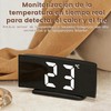 Despertador digital LED Meeyoga 4096 – hora 12/24, temperatura y