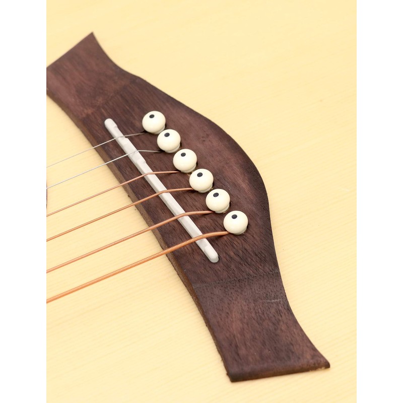 Metallor Guitar Bridge Pins String Pegs for Acoustic Guitar Parts