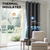 Joydeco Blackout Curtains for Bedroom 84 Inch Long, Thermal Insulated