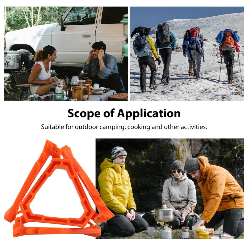 2Pcs Gas Canister Stand Tripod, Foldable Camping Stove Stand, Gas