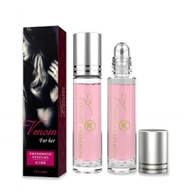 Rhiney 2Pcs Phero Per-fume For Women,Concentrated Per-fume Oil, Verola Perfume for Women,Portable Per-fume Long Lasting for Female