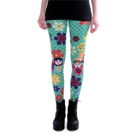 cosey Colourful Printed Leggings (1 Size Fits All) - Various Legging Designs -