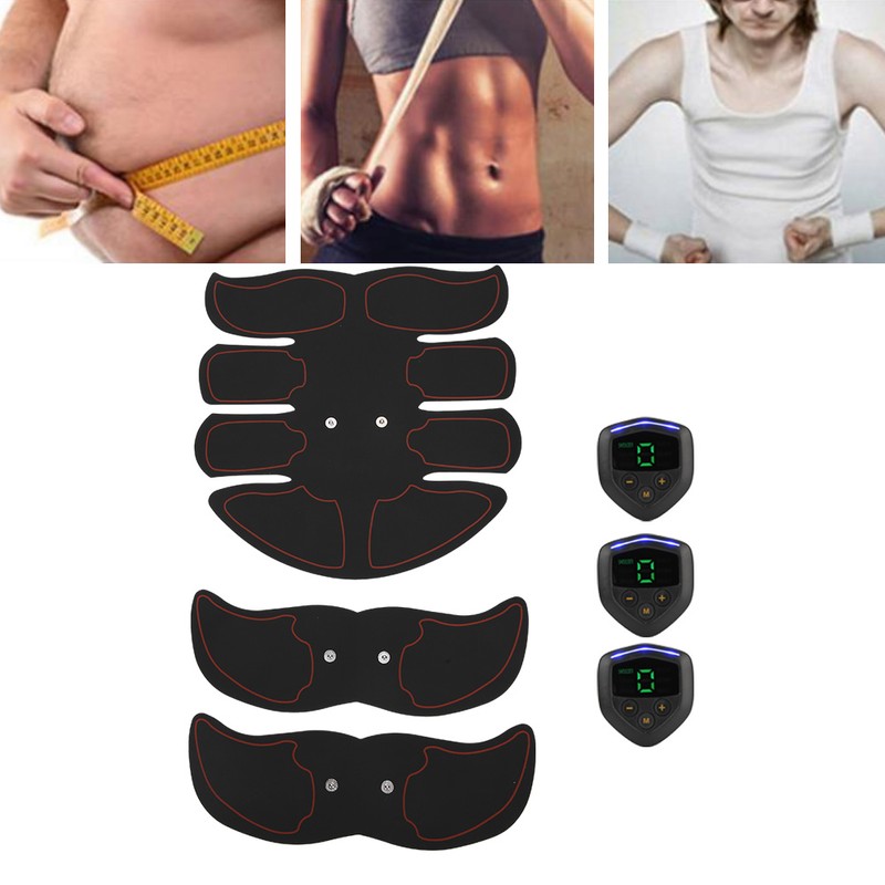 Abdominal Muscle Stimulator Body Toning Trainer ABS Arm Stimulator Training