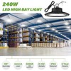 BFT LED High Bay Light 240W UFO 5000K 36,000LM,1-10V Dimmable,1000W