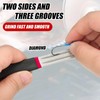 V-Groove Dart Sharpener, Diamond Grinding File for Darts & Fishing