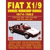 Fiat X1/9 Owners Workshop Manual 1974-1982
