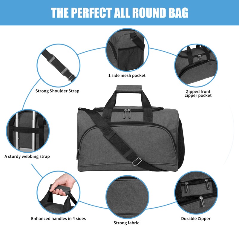 Finnhomy 20L Underseat Cabin Bag,Carry On Luggage for Airlines, Travel