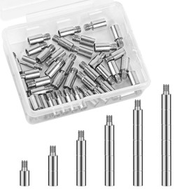 40Pcs Scrapbook Extension Posts Album Accessories Extension Post Replacement Extension Screws Posts for Binding Extending Scrapbook Photo Album Refill Pages 5×12mm