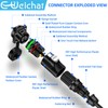 E-WeiChat EW-LP16 Waterproof Industrial Plug IP68 Quick Plug Aviation Connector