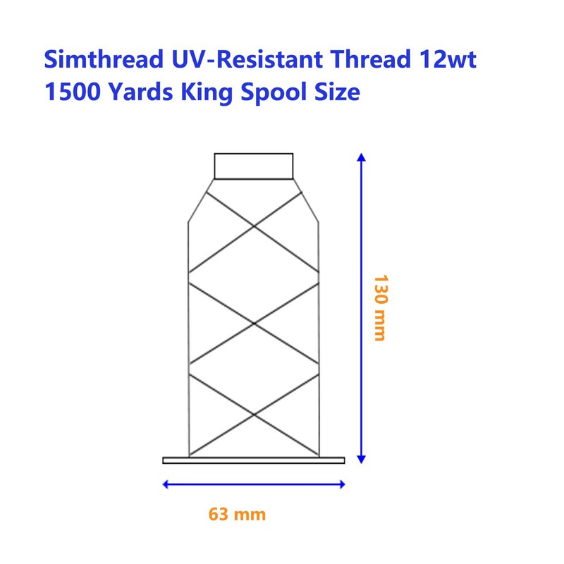 UV Resistant - Heavy Duty Outdoor Thread for Hand or