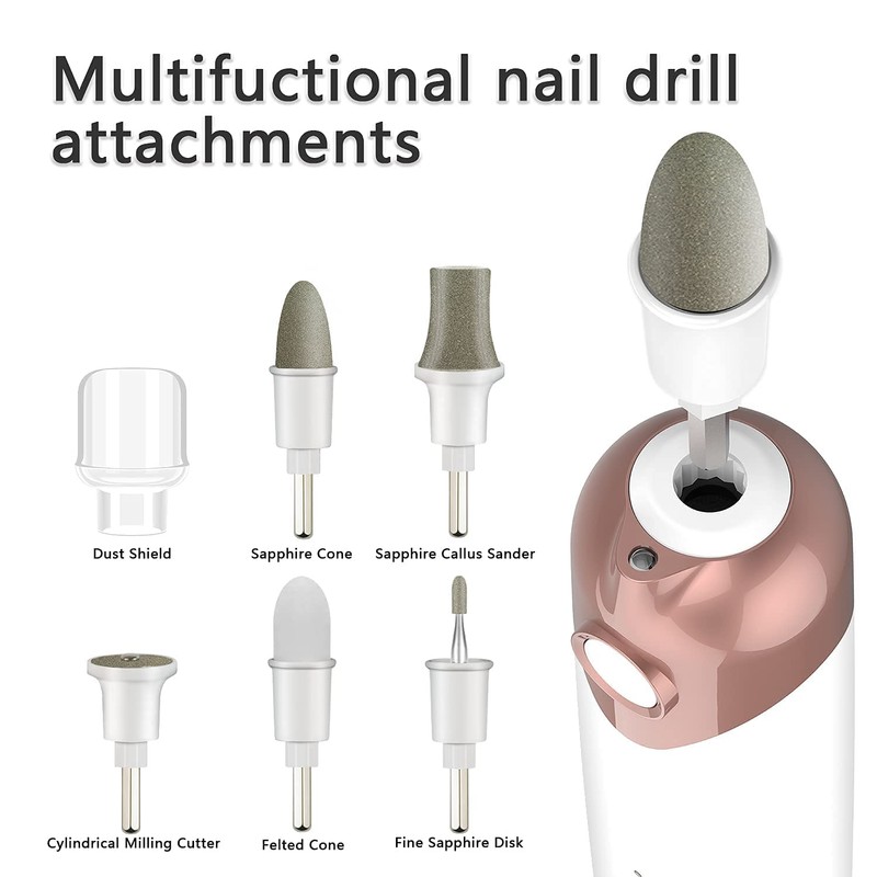 Portable Electric Nail Drill,Manicure Pedicure Kit, Electric Nail File Set,Cordless