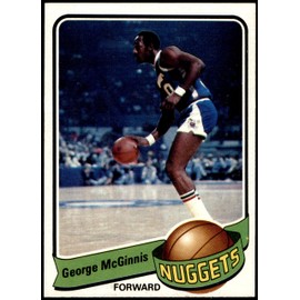 1979 Topps # 125 George McGinnis Denver Nuggets (Basketball Card) NM Nuggets Indiana