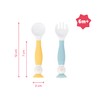 Badabulle Learning to eat cutlery set 2 pieces
