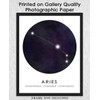 Aries Zodiac Consteallation Wall Art: Unique Room Decor for Boys,