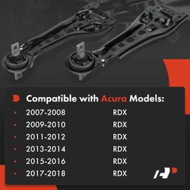 A-Premium 2 x Rear Suspension Control Arm, with Bushing, Compatible with Acura RDX 2007-2018