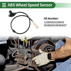 Motoforti ABS Wheel Speed Sensor Front Left Right ABS Sensor Anti-lock Braking System Sensor No.1238918/6238429/90386504/90483637 for OPEL Corsa B 1993-2000
