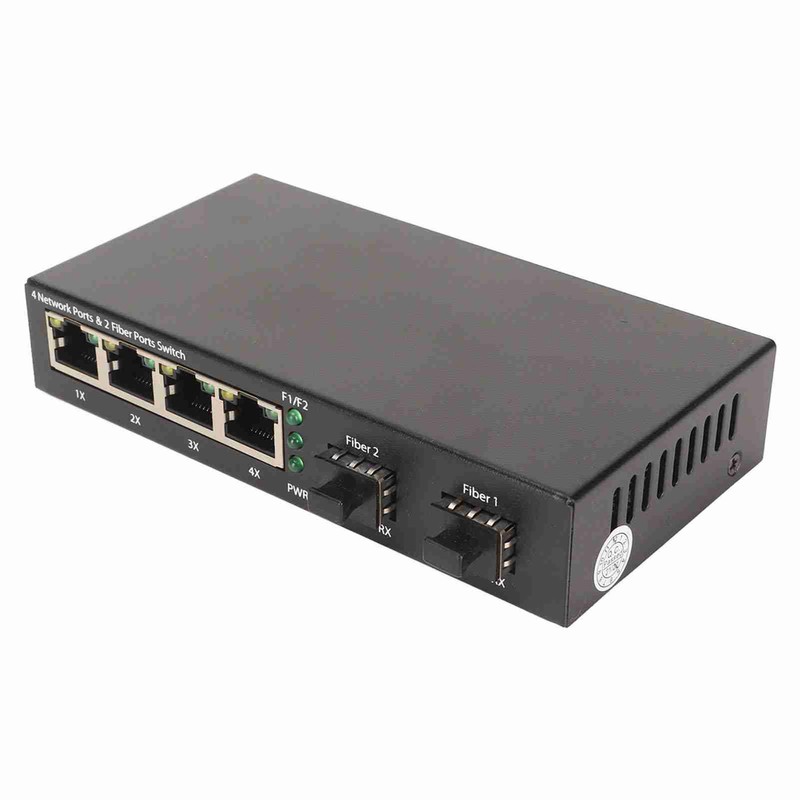 SFP Fiber Switch 6 Ports 10 100 1000M Self Adaptive