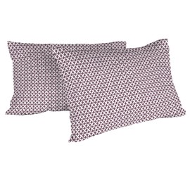 Italian Bed Linen MB Home Italy, “Printed Colors” Pillowcases, Maiden Pink, 52 x 82 cm