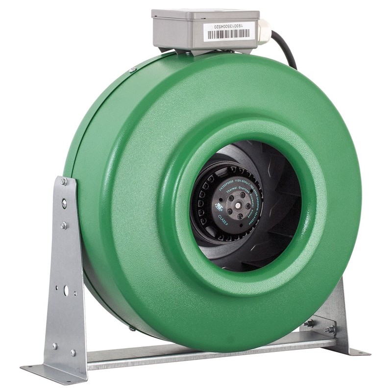 Hydrofarm ACDF8 Active Air Inline Fan, 8 Inch, Green
