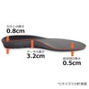 [Sofsole] Arch (Shock Absorption, Arch Support), Arch Gray, M 9.6