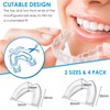 Pack of 4 Grinding Splints for Night, Mouldable Mouth Guard