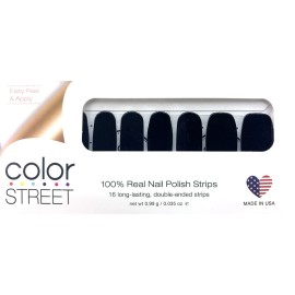 Color Street Midnight in Manhattan 100% nail polish strips