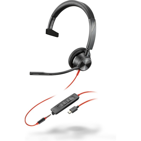 Poly Blackwire 3315 - Blackwire 3300 series - Headset -