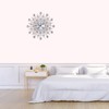 ZPSHYD Wall Clock, Crystal Wall Clock Aluminum Sparkling Bling Metallic