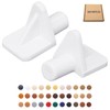 SKIR'CO (Pack of 200) Shelf Support Brackets 5mm Plastic Shelf
