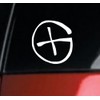ProSticker 2600 (Four Pack) 4" Geocaching Series White Decals Stickers