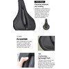 GORIX Bike Saddle Seat Wide Hole Shock Absorption Waterproof Soft