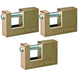 Master Lock 605DAT Trailer Coupler Padlock -3 Pack