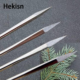 Aguja profesional de costura de piel con ojo grande Hekisek HEKILEATHER01 (6 piezas)
