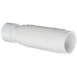 Spears S119 Series PVC Pipe Fitting, Repair Coupling with EPDM O-ring, White, 3" Socket