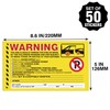 50 Parking Violation Stickers with You are Illegally Parked Multi