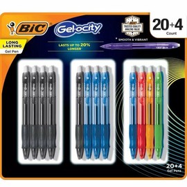 BIC Gel-ocity Back To School Value Pack, 20 + 4 ct.