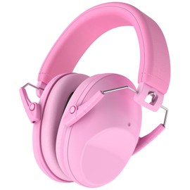 ProCase Kids Noise Cancelling Headphones, Toddler Ear Protection, SNR 26 dB Sound Reduction Sensory Earmuffs for Autism Children, Hearing Protectors for Monster Truck Firework Shows Flight -Pink
