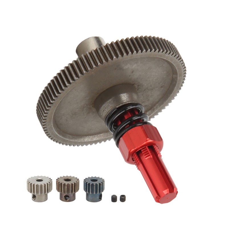 91T Slipper Gear Set Differential Upgrade Parts Metal Gear Assembly