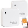 Luminea Home Control Solar Sensor Socket: Set of 2 Weatherproof