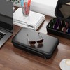 Vecxoty Black Travel Sunglasses Organizer For 8 Pairs​, EVA Hard