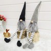 TOYANDONA 2pcs Christmas Gnome Plush Swedish Tomte Sitting Long-Legged Christmas